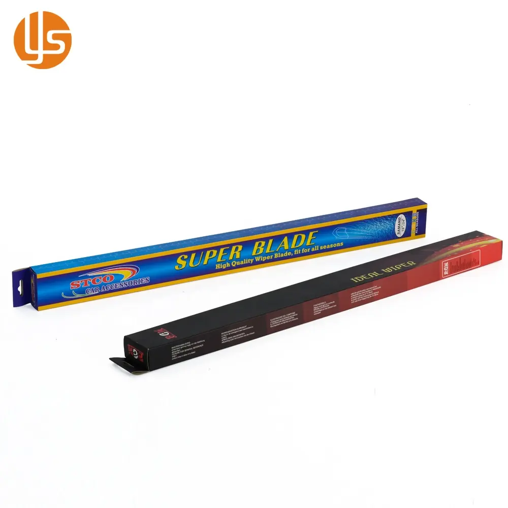 Wholesale custom auto spare parts wiper blade packaging box