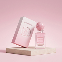 Botella de Perfume Vacía Cuadrada de Lujo de 50 ml para Mujer, con Caja, Venta al Por Mayor