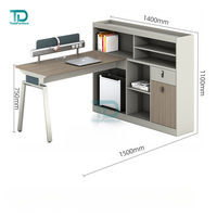 Foshan Table de bureau bon marché ensemble avec MFC armoire en bois tiroir ordinateur conférence directeur directeur personnel poste de travail travail
