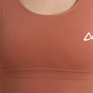 Conjunto de Yoga para Mujer al por Mayor, Ecológico, Transpirable, Sin Costuras, Material Duradero, Logotipo Frontal Sólido, 2 Piezas - Product Image 6