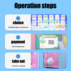 Fábrica de malvaviscos Mini Máquina automática comercial de algodón de azúcar máquina expendedora de hilo de azúcar para pequeñas empresas - Product Image 4