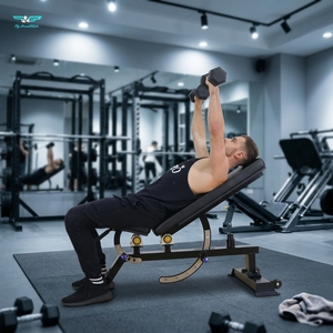<span class=keywords><strong>Banc</strong></span> de musculation en métal de haute qualité, réglable multi-angles, écologique, équipement de fitness commercial pour l'entraînement à domicile - Product Image 4