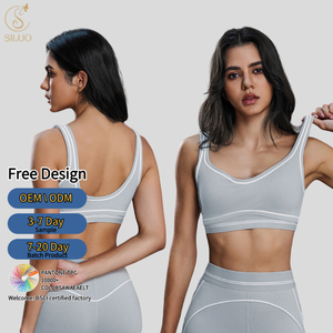 <span class=keywords><strong>Reggiseno</strong></span> Sportivo Personalizzato ad Alto Impatto, Top da Yoga in Morbido Spandex, Schiena Profonda a U, Supporto Laterale Anti-Shock per Palestra e Allenamento - Product Image 1