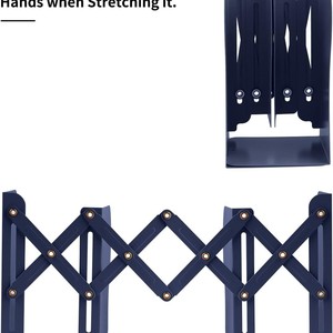 Adjustable Bookends <b>Extendable</b> Book Rack Plastic For <b>Desk</b> Bookshelf Storage Organizing Heavy Books Support Stand - Product Image 4