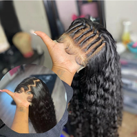 Perruques en cheveux humains bruts chinois en gros, Lace Front HD/Transparente 13*6, Double Drawn, Sans colle, Lace vierge, Cuticules alignées, Longues