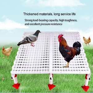 Kümes Hayvanları için Kalınlaştırılmış Plastik Çıtalı Döşeme, Yeniden Kullanılabilir Birbirine Geçen Gübre Sızıntı Önleyici Izgara Levha (Tavuklar, Ördekler, Kazlar, Güvercinler için) - Product Image 2