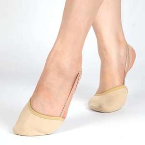 Scarpa da Danza Lirica Mezze Punte per Ginnastica per Ragazze e Donne, Scarpette da Ginnastica Ritmica in Microfibra, Mezze Punte Liriche - Product Image 6