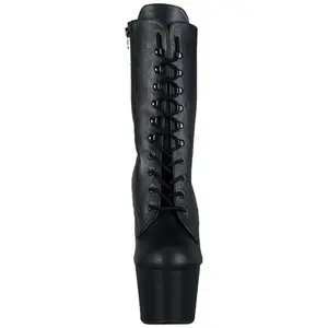 fashion party shoes motorcycle boots 20cm stiletto boots 8 inch Platform black sexy ankle boots.zipper opening Vamp material PU