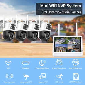 SuperSee Wifi Nvr 7 Inch Screen 4 Channel 6Mp Ptz <b>Camera</b> Kit For Home Office Monitoring - Product Image 5