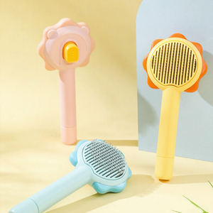 Nuova Spazzola per Toelettatura Animali Domestici, Pettine Autopulente con Massaggio, Rimuove Automaticamente i Peli di Cani e Gatti - Product Image 1