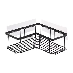 Mensole adesive per doccia con portasapone e ganci per doccia portaoggetti per bagno organizer <span class=keywords><strong>angolo</strong></span> doccia per interno - Product Image 2