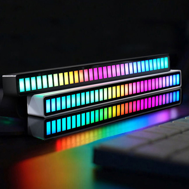 Led Atmosphere Lights 5V Usb App Control Music Rgb Music Rhythm Light Voice Activated Led Light