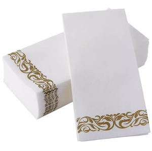 Deluxe Super Soft 1/6 1ply tovaglioli di carta con Logo personalizzato tovaglioli di carta airlone spessa per sala <span class=keywords><strong>da</strong></span> <span class=keywords><strong>pranzo</strong></span> - Product Image 2