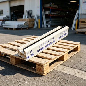 <span class=keywords><strong>Profilé</strong></span> d'extrusion plastique en <span class=keywords><strong>PVC</strong></span> de haute qualité, nouveau design, sans plomb, <span class=keywords><strong>rectangulaire</strong></span>, en forme de H, avec chanfreinage poli - Product Image 1