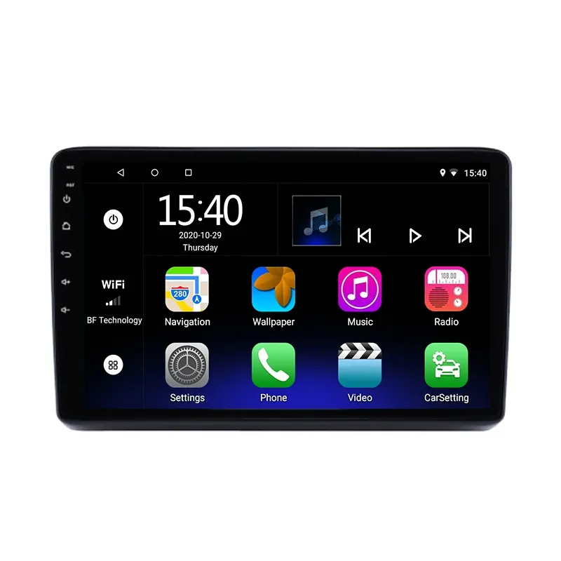 Android 10.1 inç araç DVD oynatıcı oynatıcı GPS radyo Wifi USB multimedya navigasyon için Honda Vezel XRV 2014 2015 - 2019