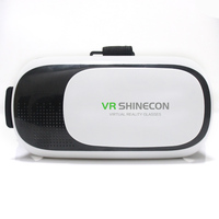 Casque VR SHINECON pas cher et de qualité, compatible myopie, lunettes de réalité virtuelle immersives HD, meilleures lunettes VR avec manette