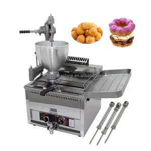 Hoch effiziente Donut form Voll automatische kommerzielle Mini Donut Maker Set Maschine Elektrisches Modell Preis Friteuse Frittier maschine