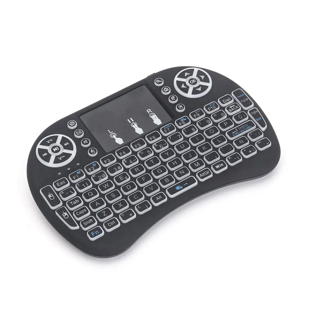 Télécommandes TV Touchpad i8 IR apprentissage 2.4G sans fil mini clavier Air Mouse i8 télécommande pour Smart TV box