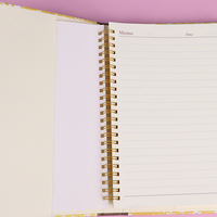 Cahier de revue à couverture rigide A5/A6 personnalisé de haute qualité en cuir PU personnalisé avec papier ligné avec logo et couverture en tissu