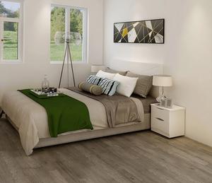 Venta directa de fábrica marca personalizada 8mm amarillo V-Groove HDF cocina suelo laminado fácil clic sala de estar ignífugo AC3 desgaste - Product Image 5