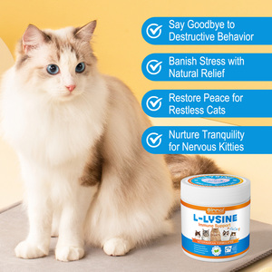 Oimmal L-<span class=keywords><strong>Lysine</strong></span> <span class=keywords><strong>Poudre</strong></span> <span class=keywords><strong>pour</strong></span> Chats Saumon Aromatisé Système Immunitaire Santé Respiratoire Fonction Visuelle Soutien Pet Santé Suppléments - Product Image 5