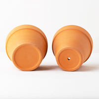 Jardinière en céramique terrestre pour jardin, Pot de poterie respirant pour plantes de fleurs