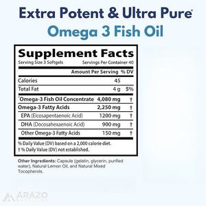 Complément alimentaire à base d'huile de poisson oméga 3 pour adultes, en gélules molles, pour la santé et les soins naturels (OEM) - Product Image 5