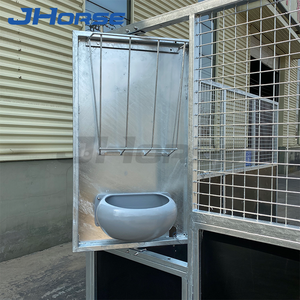 Puesto de establos de <span class=keywords><strong>caballos</strong></span> de HDPE con techo, refugio de panel de puesto portátil para exteriores para pastos, Rancho equino - Product Image 6