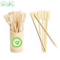 Hoogwaardige, voedselveilige, wegwerp bamboe spiesjes voor barbecue, teppo-stokjes voor vlees