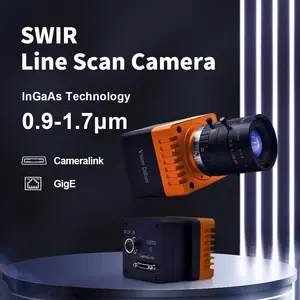 Cámara infrarroja LWIR 8-14um infrarrojo térmico SWIR 900-1700nm Cámara hiperespectral de escaneo de línea de onda corta para visión artificial