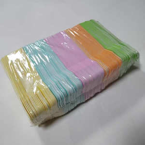 आइसक्रीम कम्पोस्टेबल फैक्टरी सस्ती 100% कम्पोपोस्टेबल गेलेटो चम्मच मिनी पेपर स्कोप डिस्पोजेबल दही आइसक्रीम चम्मच - Product Image 6