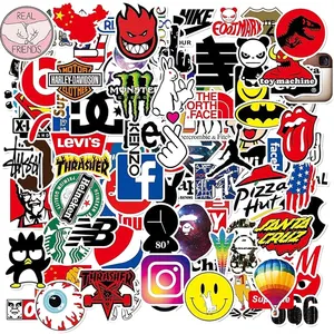 Cute Colorful Waterproof Sticker Vinyl Art Stickers Custom Die Cut Logo Vinyl Sticker Printing