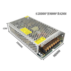 จิงรุยอัน 12V สวิตชิ่งพาวเวอร์ซัพพลาย 10A แบบเอาต์พุตเดี่ยวสำหรับการตรวจสอบและป้ายไฟ LED ระบบระบายความร้อนแบบธรรมชาติ - Product Image 4