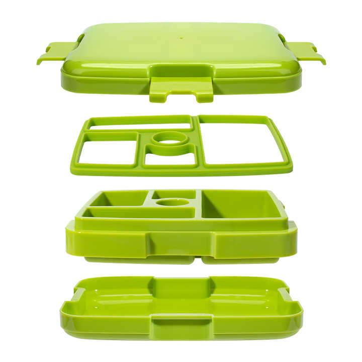 New Arrival Plastic School Lunch Box Kids Reusable Leakproof 4