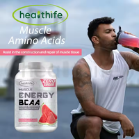 Capsules de poudre de Bcaa de supplément de saveur de pastèque de nutrition de sport d'énergie musculaire d'acide aminé naturel