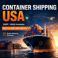 Expédition de conteneurs Chine-USA, service logistique DDP avec LCL+Express, transit en 30-45 jours, assistance 24/7