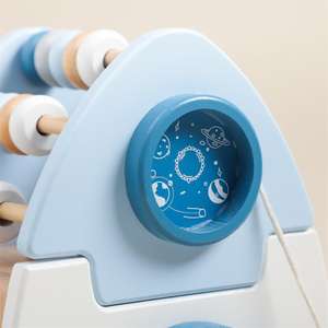 Asweets Nouveauté 2024 Jouet fusée en bois occupé et stimulant, apprentissage des formes, Montessori 6 en 1, mini jeu éducatif <span class=keywords><strong>pour</strong></span> enfants - Product Image 6