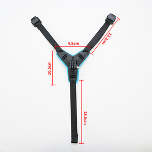Soporte para Cámara de Acción GoPro, Correa Ajustable de Plástico para Casco, para Motocicleta y Uso Todoterreno - Product Image 3