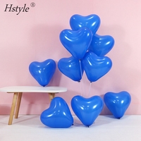 Globos Románticos de Látex con Forma de Corazón de 10 Pulgadas para Decoración de Bodas, Globos para el Día de San Valentín, Globos para Fiestas de Cumpleaños, SBR021