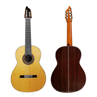 Aiersi Glossy Classical 7 String Guitar All Solid Cedar Spanish Crafted Skill String Instrument for Professional