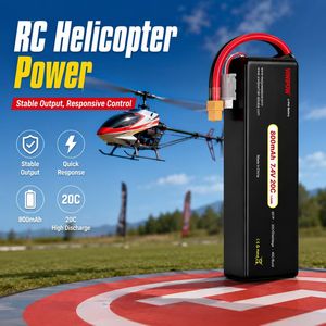 범용 RC 모델 배터리 2S 7.4V 800mAh 20C 리튬폴리머 배터리 (리모컨 자동차, 항공기, 선박용) - Product Image 1