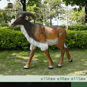 Escultura de Oveja y Cabra de Fibra de Vidrio Personalizada para Decoración de Exteriores, Parques de Atracciones, Zoológicos y Granjas - Product Image 5
