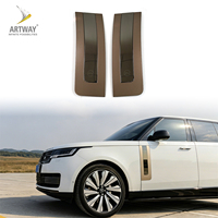Accessoires extérieurs Couvercle d'évent latéral de calandre de haute qualité pour Range Rover 2023 Chrome noir