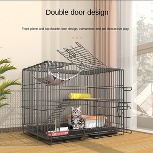 Conception d'élevage d'embarquement <span class=keywords><strong>Cage</strong></span> à chat pliante pliable d'intérieur en gros pour chats - Product Image 2