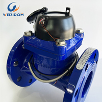 Medidor de Agua Mecánico Weizidom OEM IP68 para Riego, Conexión con Brida DN200, Caudal de 25-400m3/h, Salida de Pulso