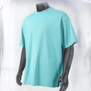 Camiseta de Algodón de Alta Calidad para Hombre, Personalizada, Oversize, Cuello Redondo, Tejido de Punto Liso, Sensación Fresca, Camisetas Lisas - Product Image 2