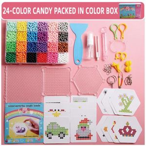 ชุดลูกปัดน้ำ 24 สี ชุดทำลูกปัดวิเศษ DIY ของเล่นงานฝีมือ ลูกปัดวิเศษน้ำ - Product Image 3
