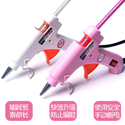 Клеевой пистолет с кронштейном, ручные аксессуары «сделай сам», электрический пистолет для расплава, 20 Вт