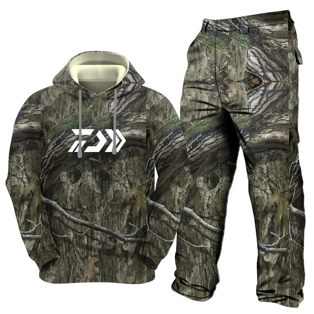 Warme Fleece Stoff Tarnung reflektierende Jagd jacke Jagd tragen Jagd kleidung