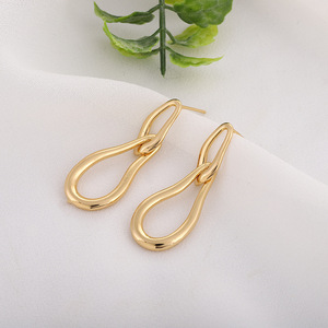 Geometric Drop <b>Earrings</b> Zinc Alloy Gold <b>Silver</b> Rose Gold Minimalist Style Fashion <b>Dangle</b> <b>Earrings</b> - Product Image 4